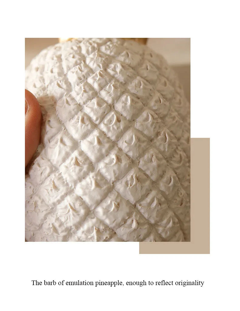 Nordic Modern Home Decor Pineapple Fruit Synthetic Resin Craft Window Desktop Display Props Living Room Home Decoration Crafts