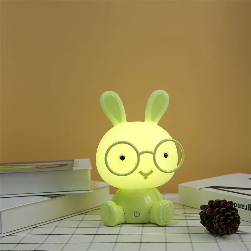 Cute Cartoon Animal Night Lights Baby Children's Bedroom Decor Anime Led Light Christmas Gift Bedside Home Decor USB Night Light