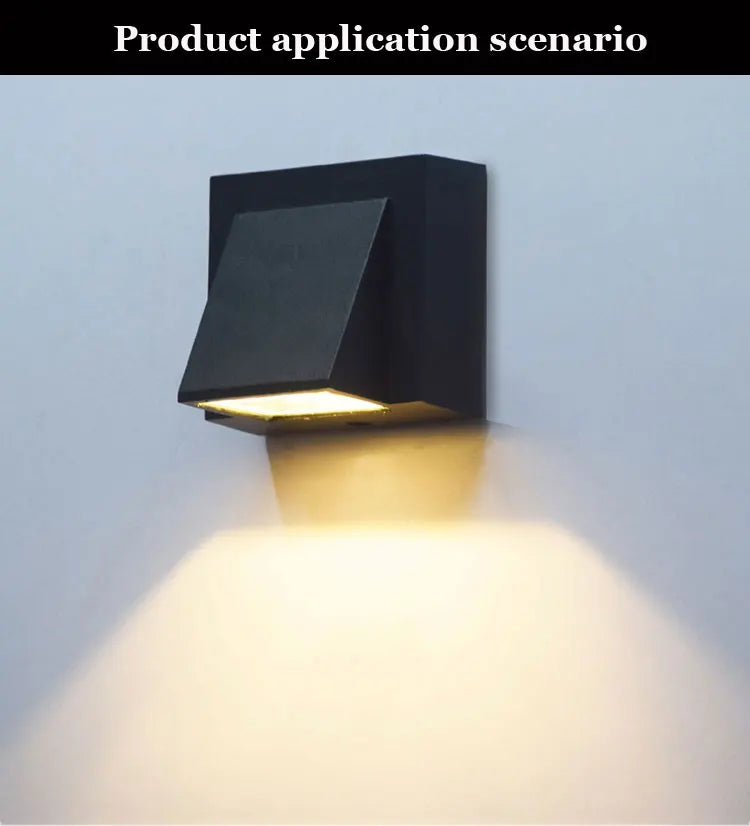 Ip65 Led Waterproof Wall Lamps 3W Indoor And Outdoor Adjustable Wall Light Courtyard Porch Corridor Bedroom Wall Sconce