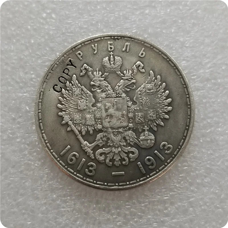 Russia - 1 Rouble 1913(BC) Romanov Dynasty  Copy Coin commemorative coins-replica coins medal coins collectibles