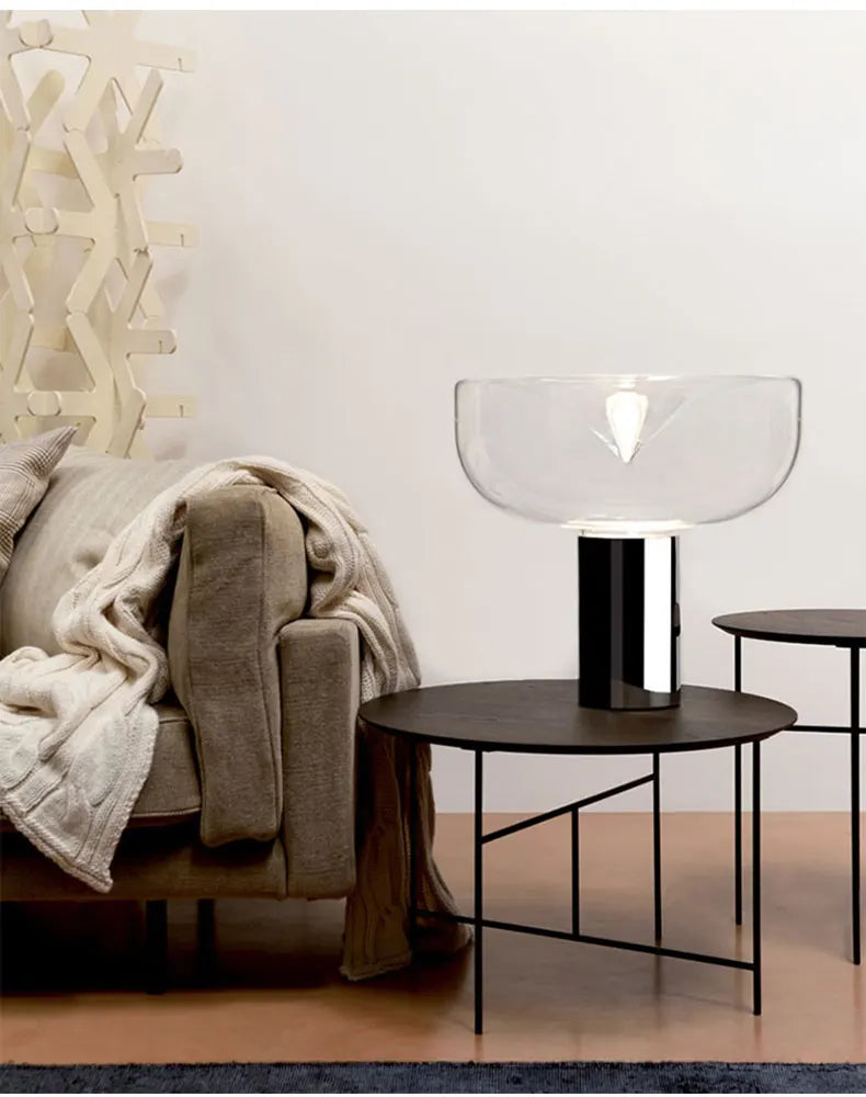 Aella table lamp luxury art clear glass lamp creative Bedroom office marble desk Lamp side table lights foyer Decorative lamp