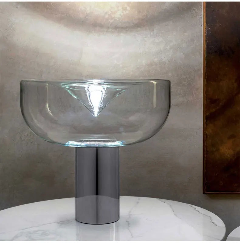 Aella table lamp luxury art clear glass lamp creative Bedroom office marble desk Lamp side table lights foyer Decorative lamp