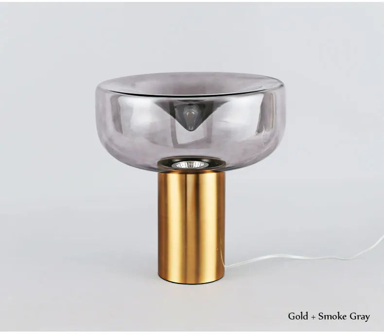 Aella table lamp luxury art clear glass lamp creative Bedroom office marble desk Lamp side table lights foyer Decorative lamp
