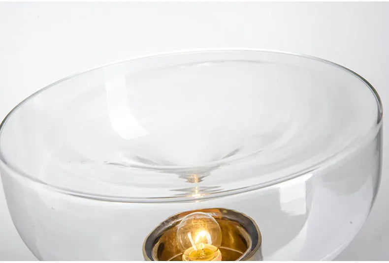 Aella table lamp luxury art clear glass lamp creative Bedroom office marble desk Lamp side table lights foyer Decorative lamp