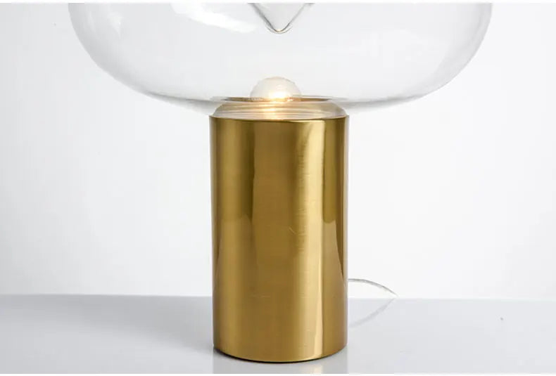 Aella table lamp luxury art clear glass lamp creative Bedroom office marble desk Lamp side table lights foyer Decorative lamp