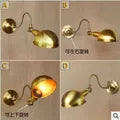 Wrount Iron Brass Vintage Wall Lamp Light For Cafe Room Edison Wall Sconce Arandela In America Loft Industrial Style