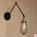 Wrount Iron Brass Vintage Wall Lamp Light For Cafe Room Edison Wall Sconce Arandela In America Loft Industrial Style
