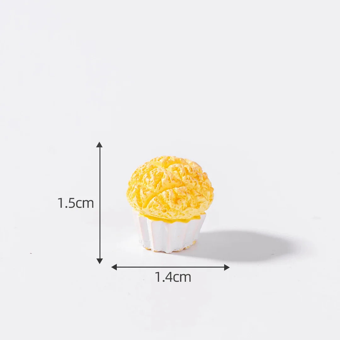 Figurine Miniature Imitation Cake Hamburger Food Micro Landscape Ornaments For Home Decorations Room Decor DIY Accessories