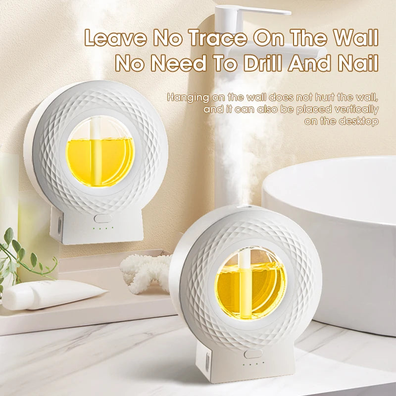 Oil Aromatherapy Machine USB Smart Air Purifying Diffuser ToiletDeodorization Fragrance Wall-mounted Humidifier 4Gear Adjustment