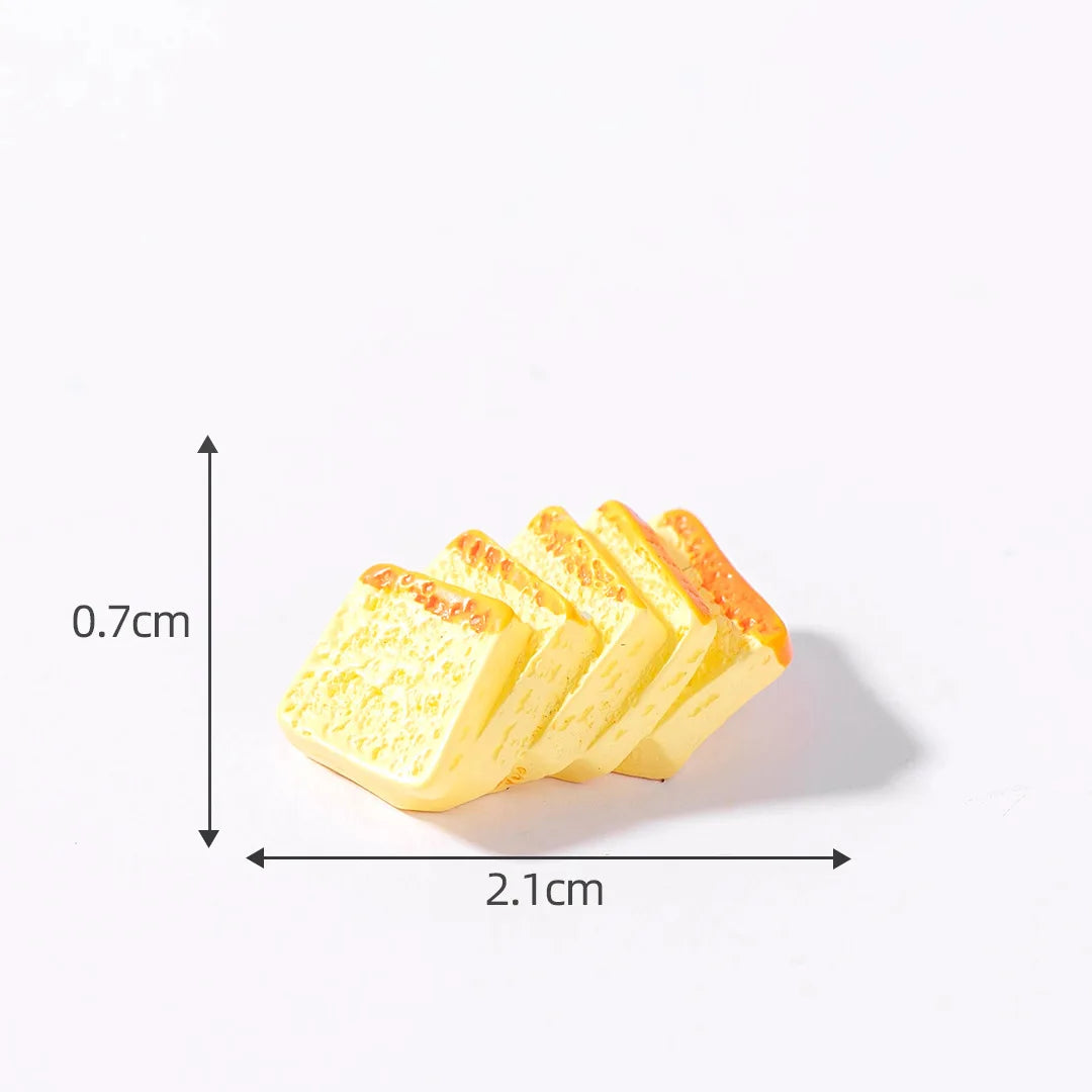 Figurine Miniature Imitation Cake Hamburger Food Micro Landscape Ornaments For Home Decorations Room Decor DIY Accessories