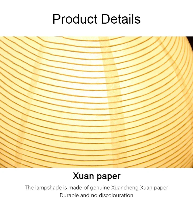 Japanese Rice Paper Lantern Led Table Lamp Living Room Bedroom Bedside Study Hotel Homestay Art Creative Decor Tripod Floor Lamp