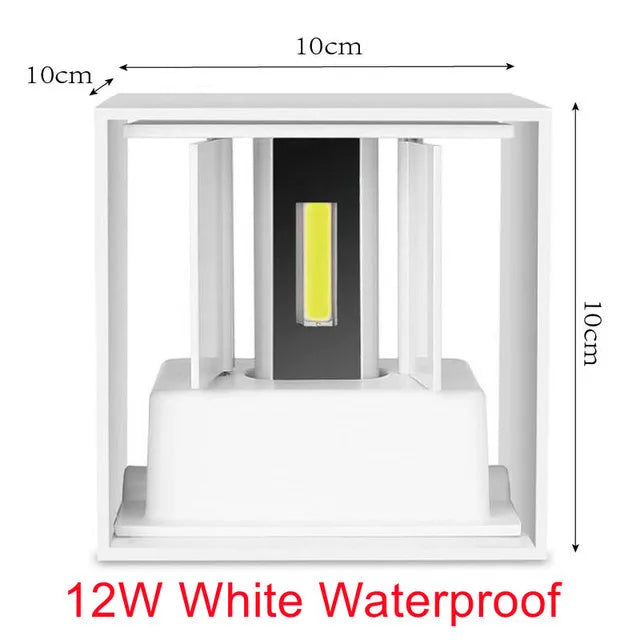 Led Outdoor Wall Light Waterproof IP65 Garden Lights 85V-265V Exterior Wall Lamp For Street Courtyard Corridor Interior Lighting
