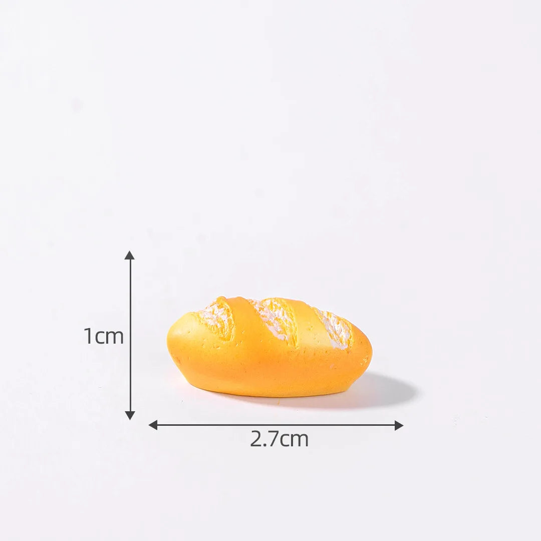 Figurine Miniature Imitation Cake Hamburger Food Micro Landscape Ornaments For Home Decorations Room Decor DIY Accessories