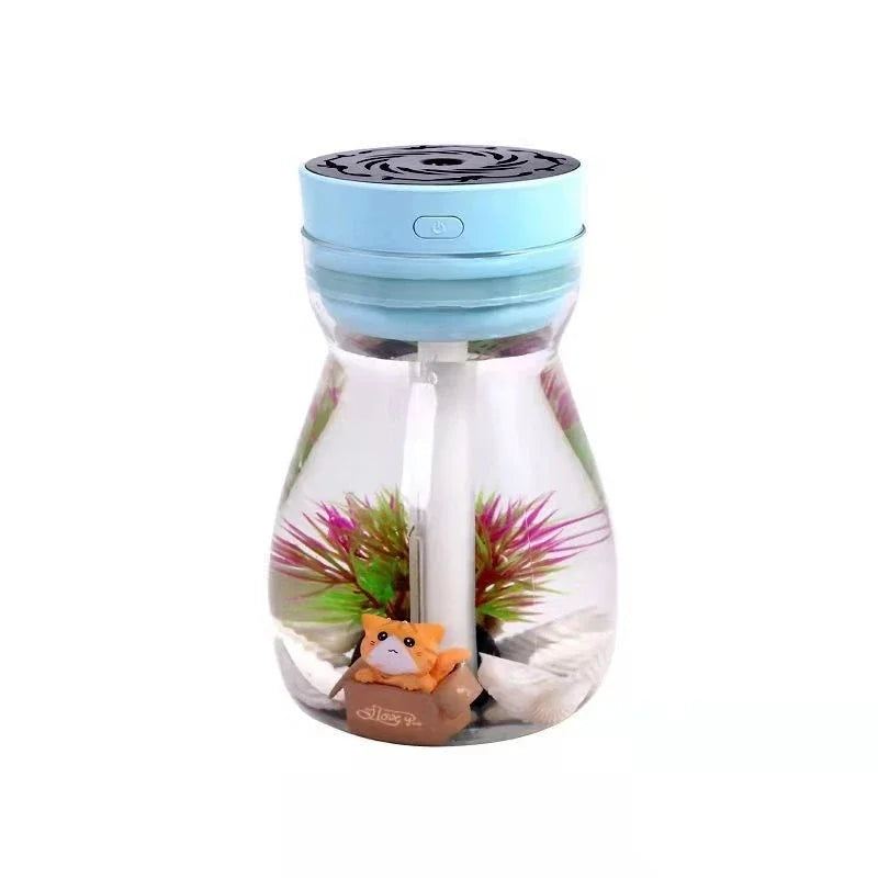 Colorful phoenix aromatherapy humidifier USB home desktop silent hydration car large spray micro landscape atomizer