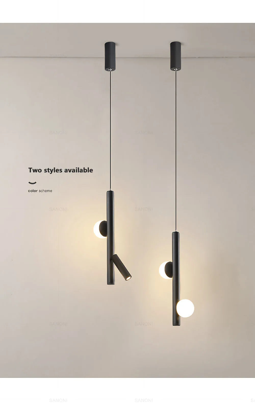 Minimalist LED Pendant Lamp For Living Room Bedside Study Aisle Chandelier Indoor Home Decor Light Fixture Luster Hanging Lamp