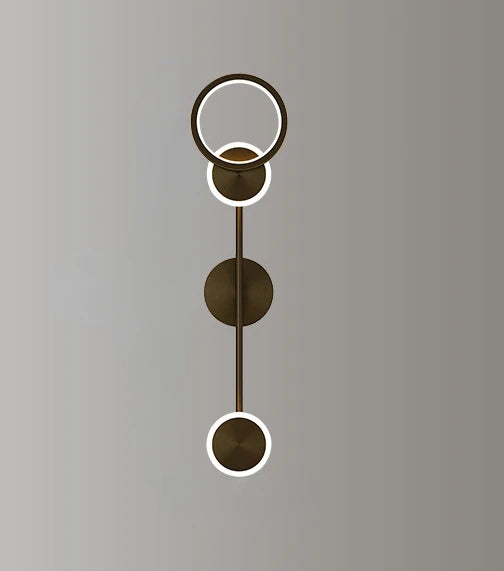 Modern Wall Sconce Light Fixture Indoor Lighting Bedside Lamp Led Home Decor Corridor Bedroom Living Room Acrylic Art Round gold