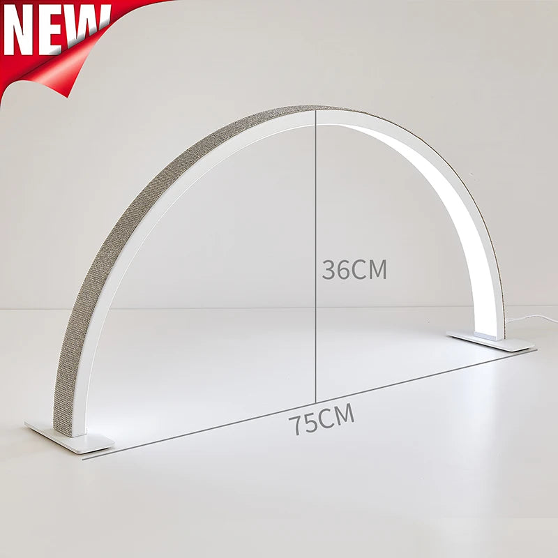 48W Moon Light for Nail Table New Half Moon Lamp For Nail Half Moon Nail Lamp Half Moon Desk Lamp Nail Beauty Salon LED Manicure