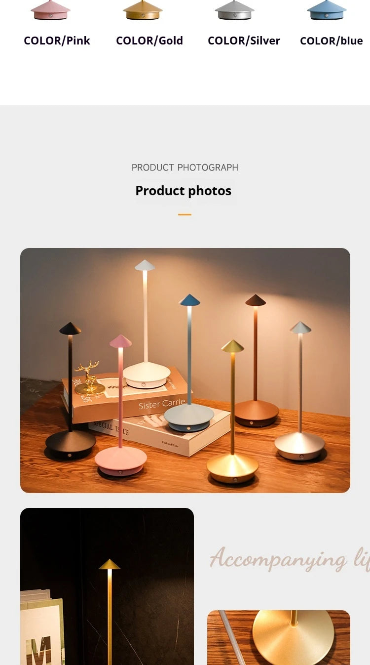 Led Rechargeable Creative Table Lamp