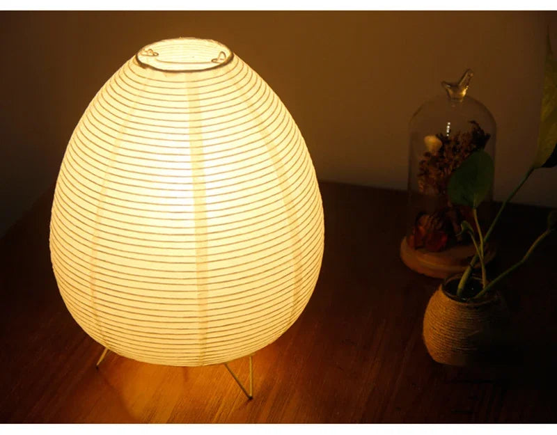 Japanese Rice Paper Lantern Led Table Lamp Living Room Bedroom Bedside Study Hotel Homestay Art Creative Decor Tripod Floor Lamp