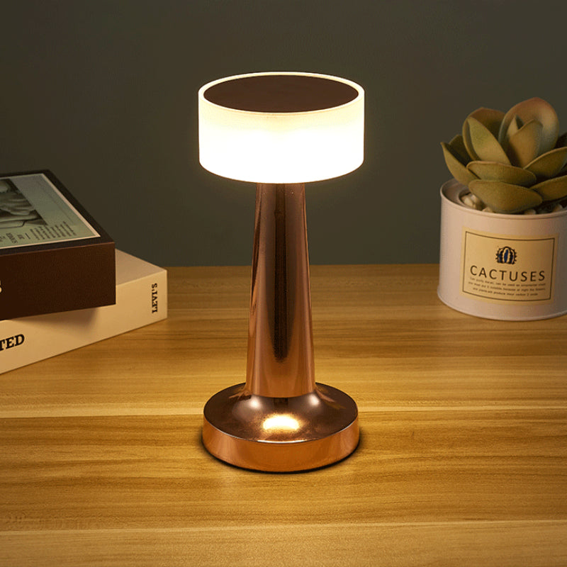 LED Bar Table Lamp Bar/Coffee/Restaurant Desktop Decor Night Light Rechargeable Touch Sensor Wireless Bedroom Reading Lamp 2022