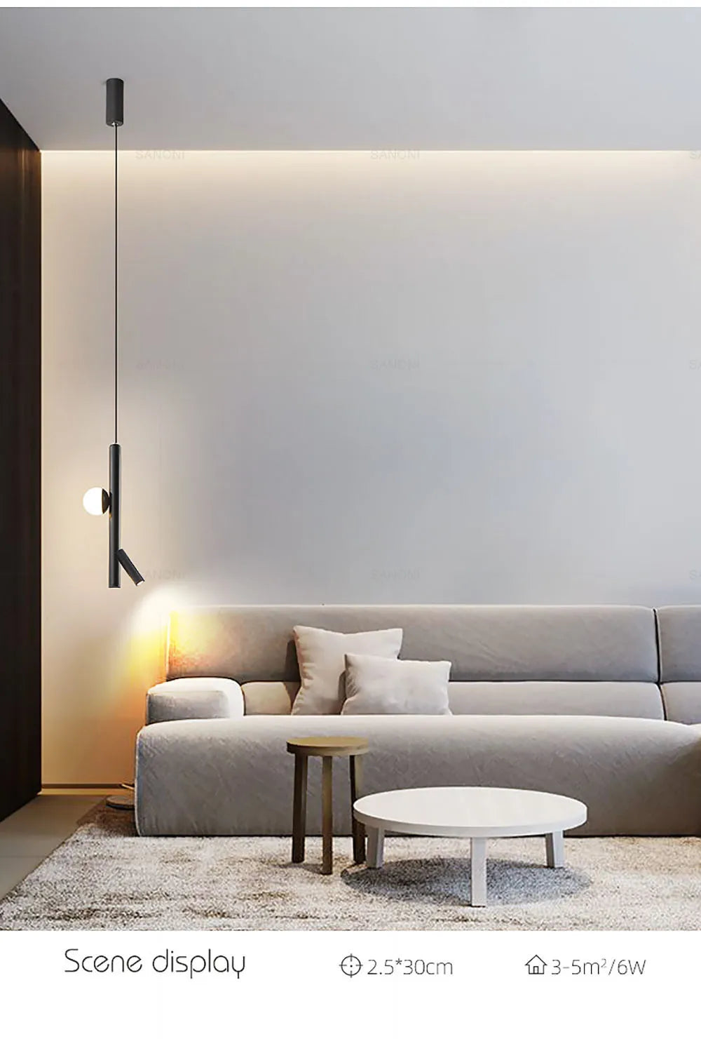 Minimalist LED Pendant Lamp For Living Room Bedside Study Aisle Chandelier Indoor Home Decor Light Fixture Luster Hanging Lamp