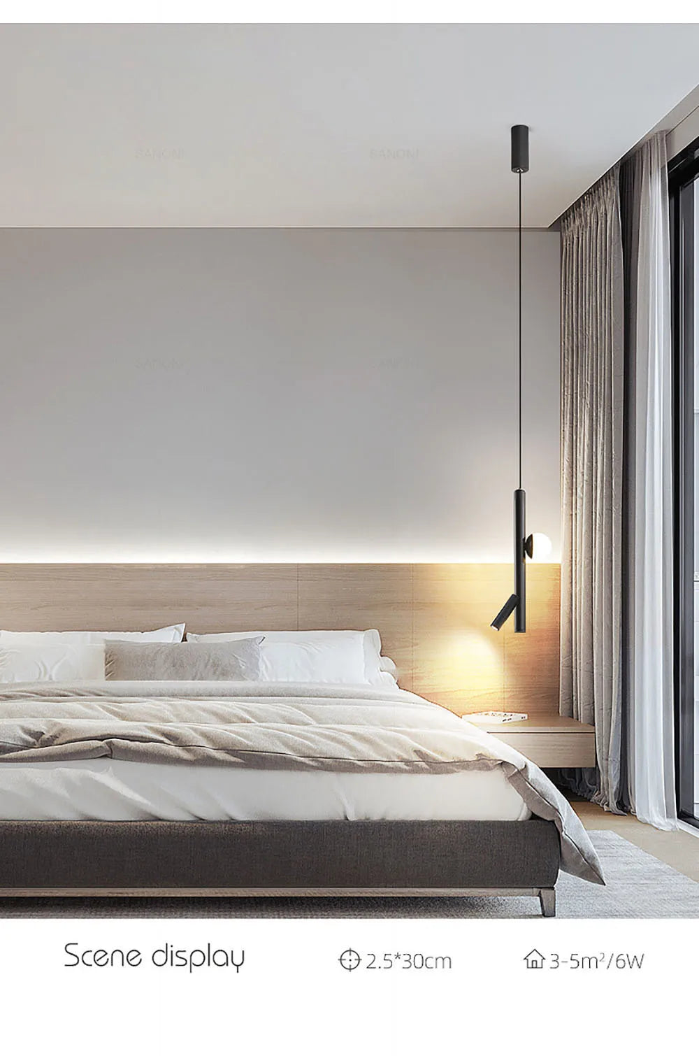 Minimalist LED Pendant Lamp For Living Room Bedside Study Aisle Chandelier Indoor Home Decor Light Fixture Luster Hanging Lamp
