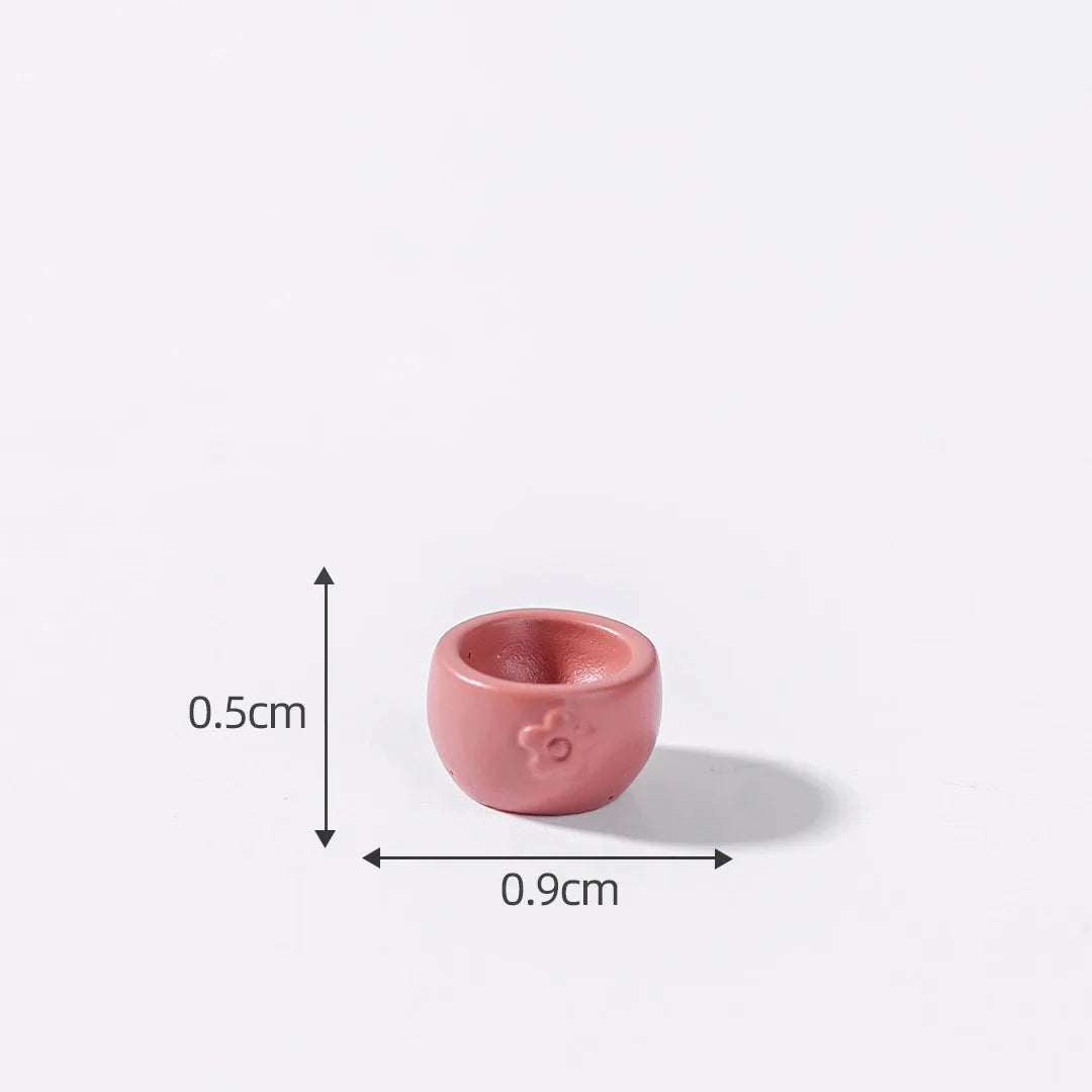 Figurine Miniature Imitation Cake Hamburger Food Micro Landscape Ornaments For Home Decorations Room Decor DIY Accessories