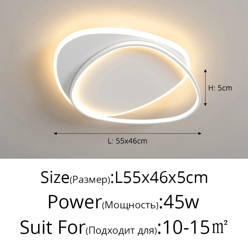 QIYIMEI Modern LED Chandelier Indoor Lights For Bedroom Study Living Room Lighting Lamps Luminaria Lustres HOME Decoration