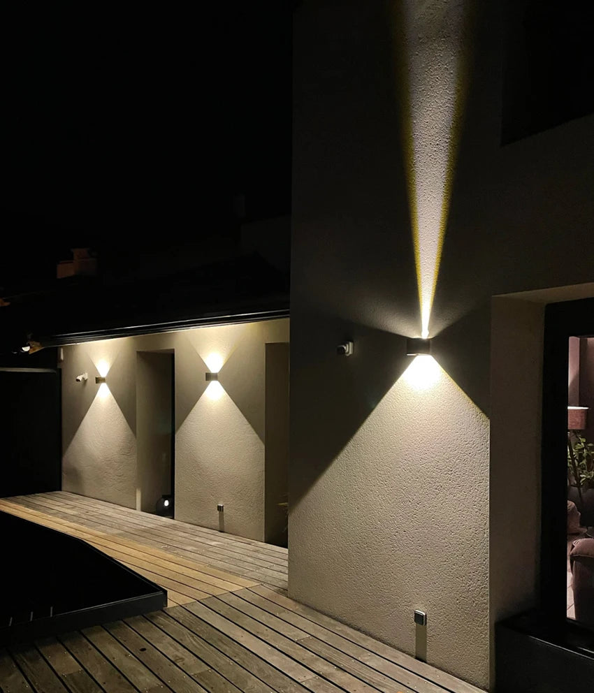 Led Outdoor Wall Light Waterproof IP65 Garden Lights 85V-265V Exterior Wall Lamp For Street Courtyard Corridor Interior Lighting