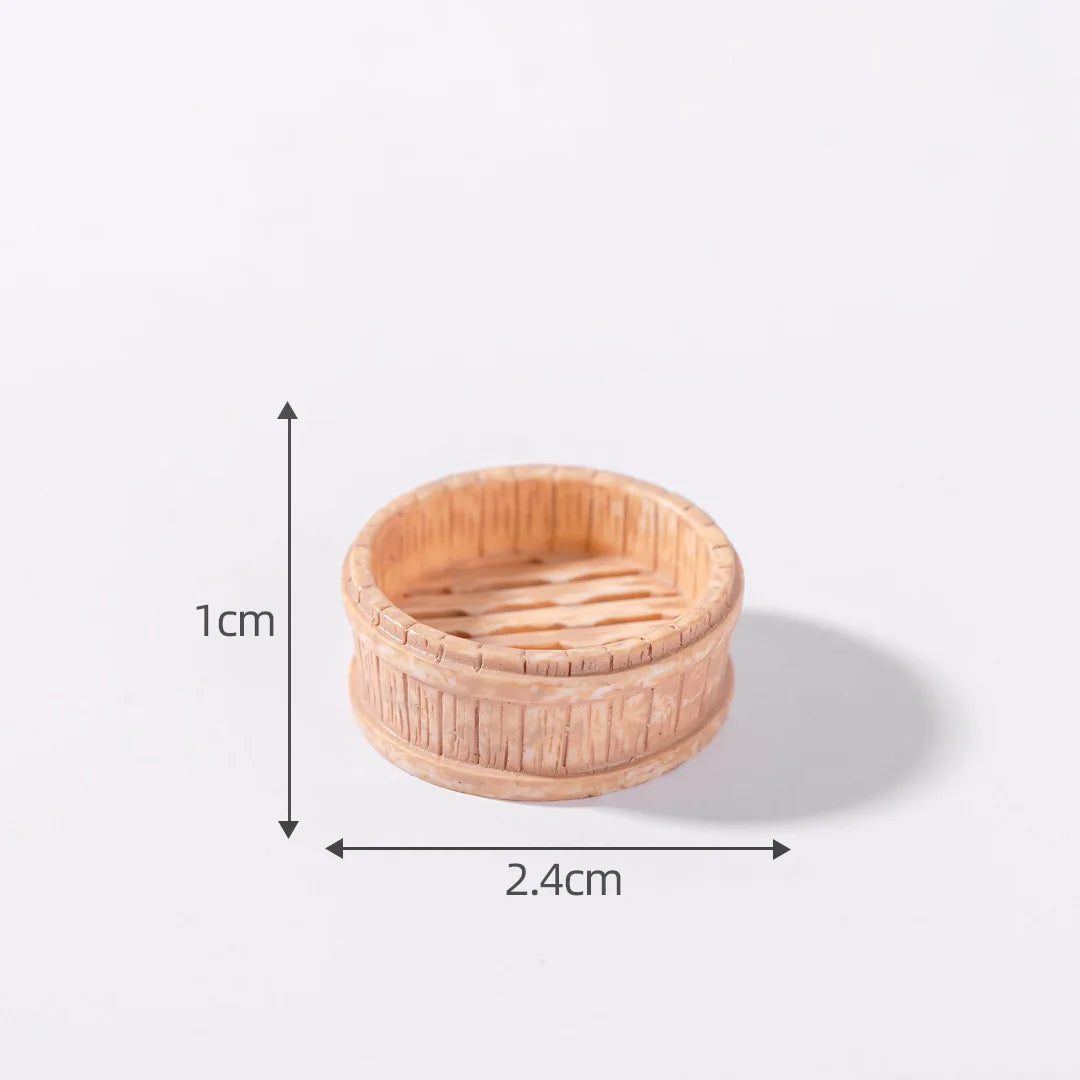 Figurine Miniature Imitation Cake Hamburger Food Micro Landscape Ornaments For Home Decorations Room Decor DIY Accessories
