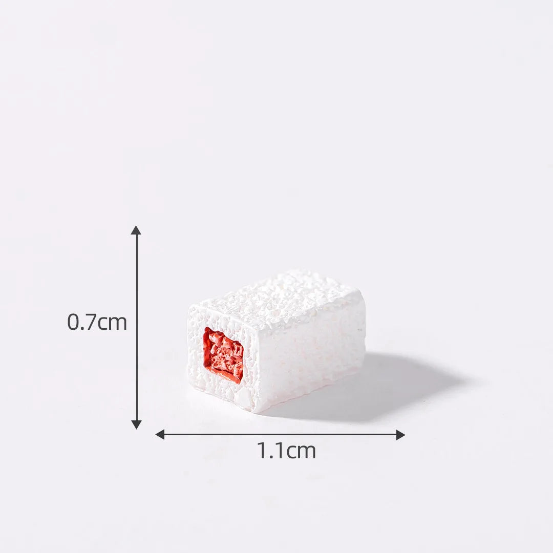 Figurine Miniature Imitation Cake Hamburger Food Micro Landscape Ornaments For Home Decorations Room Decor DIY Accessories