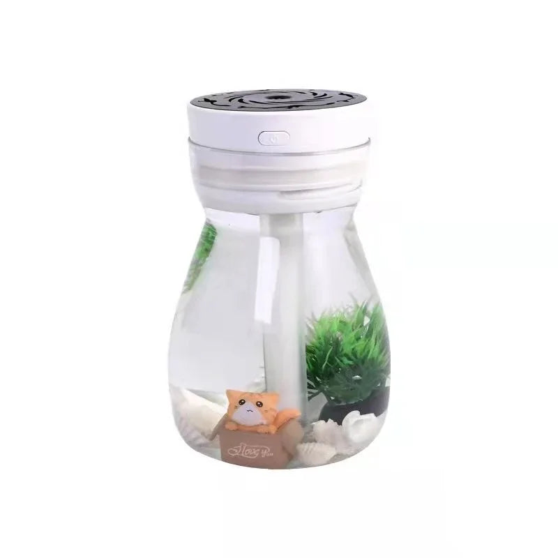 Colorful phoenix aromatherapy humidifier USB home desktop silent hydration car large spray micro landscape atomizer