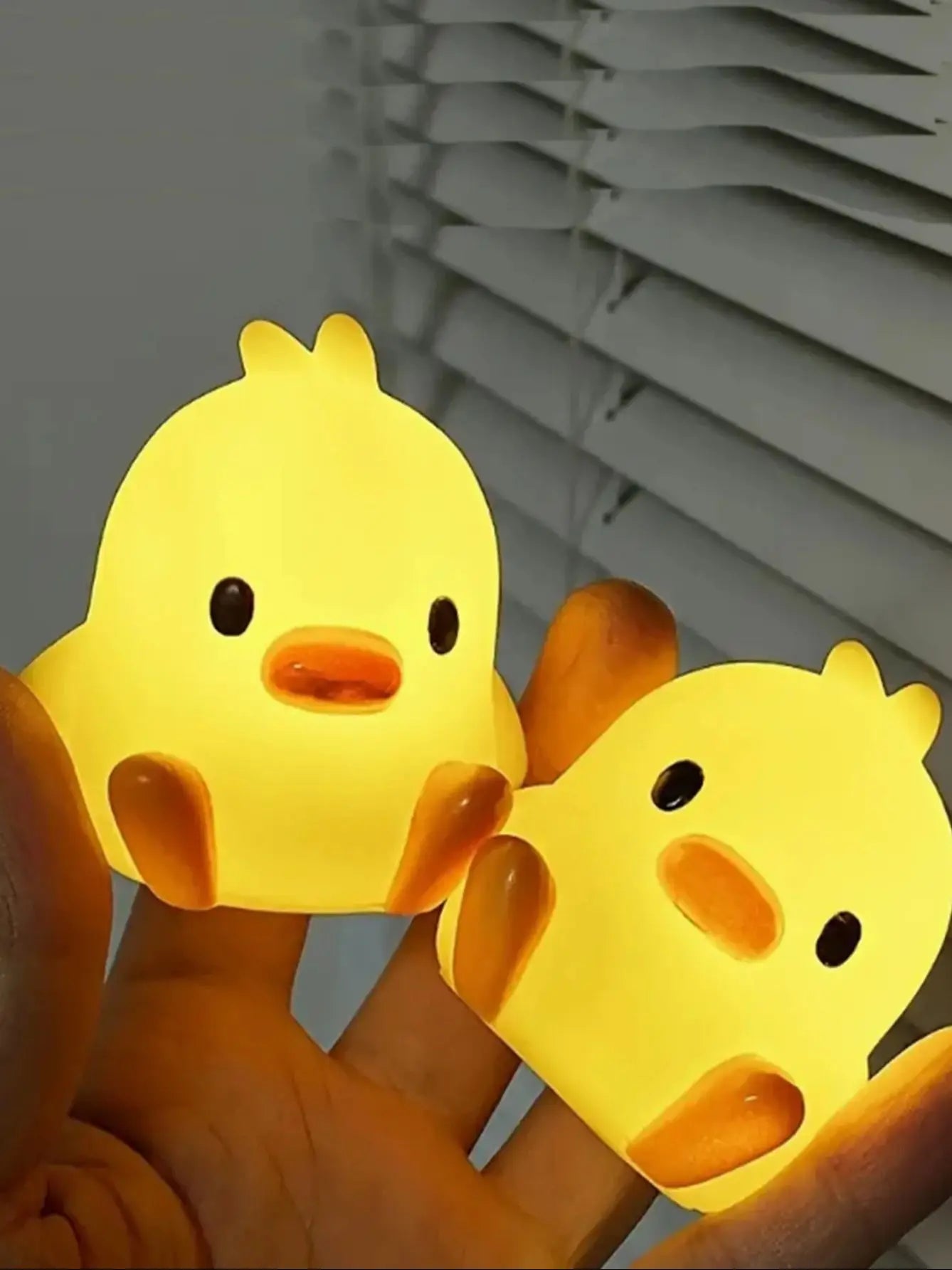Duck Night Light Bedroom Decoration Cute Cartoon Animal Night Light Christmas Gifts For Kids Room Bedside Sleeping Lamp