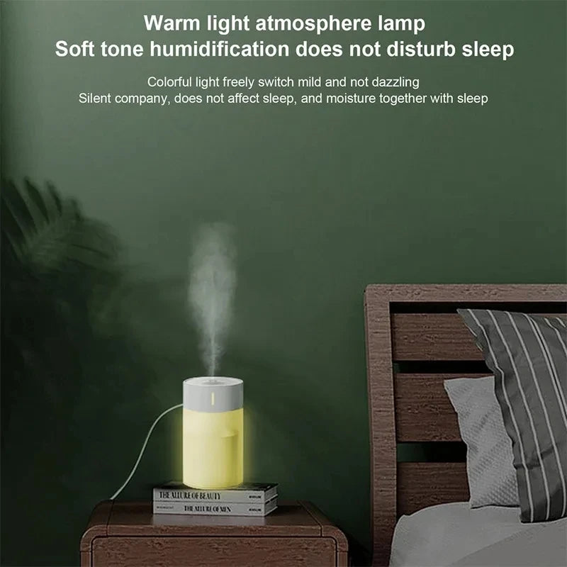Air Humidifier Portable Mini USB Aroma Diffuser Ultrasonic Colorful Cup Bedroom Home Car Plants Purifier Humificador 260ML