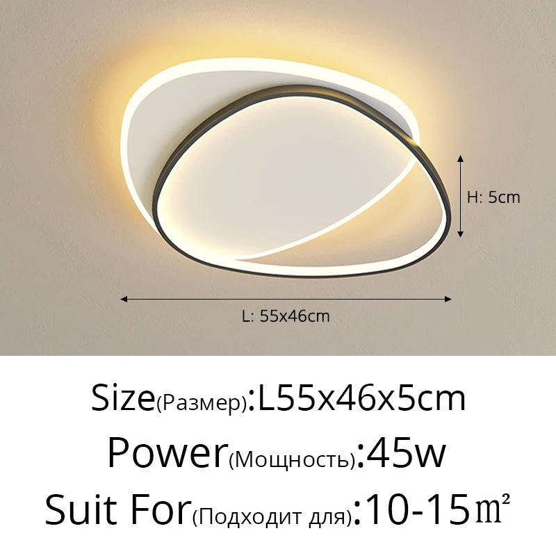 QIYIMEI Modern LED Chandelier Indoor Lights For Bedroom Study Living Room Lighting Lamps Luminaria Lustres HOME Decoration