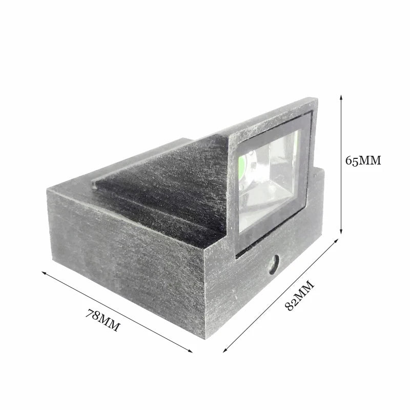 Ip65 Led Waterproof Wall Lamps 3W Indoor And Outdoor Adjustable Wall Light Courtyard Porch Corridor Bedroom Wall Sconce