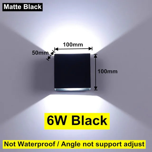Led Outdoor Wall Light Waterproof IP65 Garden Lights 85V-265V Exterior Wall Lamp For Street Courtyard Corridor Interior Lighting