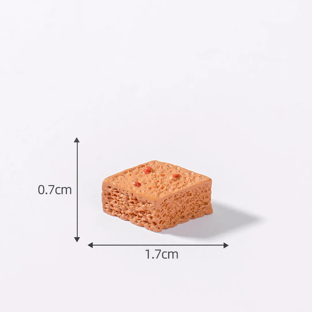 Figurine Miniature Imitation Cake Hamburger Food Micro Landscape Ornaments For Home Decorations Room Decor DIY Accessories