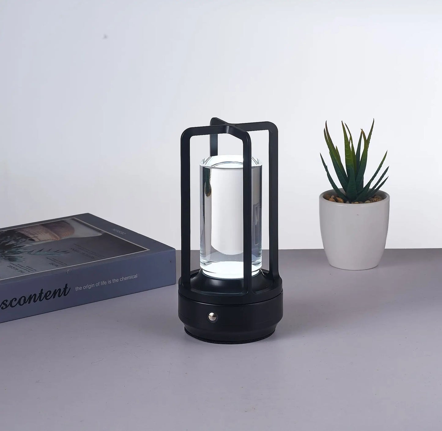 Nordic Desk Lamp LED Rechargeable Table Lights Touch Switch Cordless Table Lamp for Bar Living Room Reading Book Dec Night Lamp