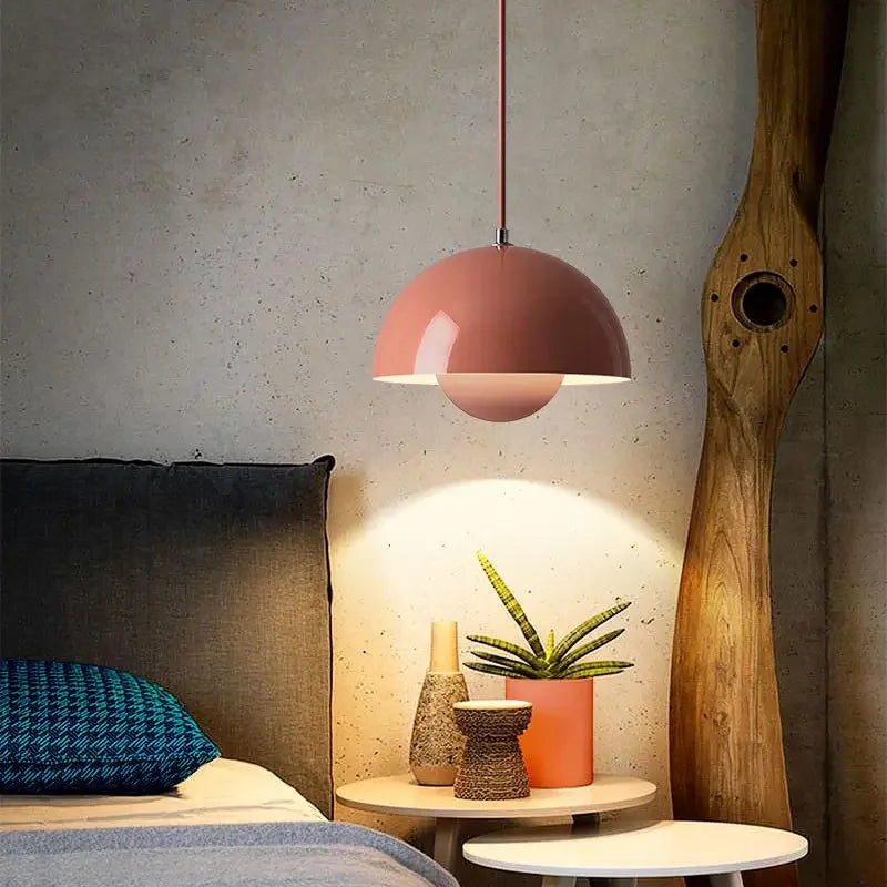 Nordic Café Resraurant Macarone Chandelier Lighting LED Dining Table Ceiling Pendant Lamps Kitchen Living Room Home Decorations