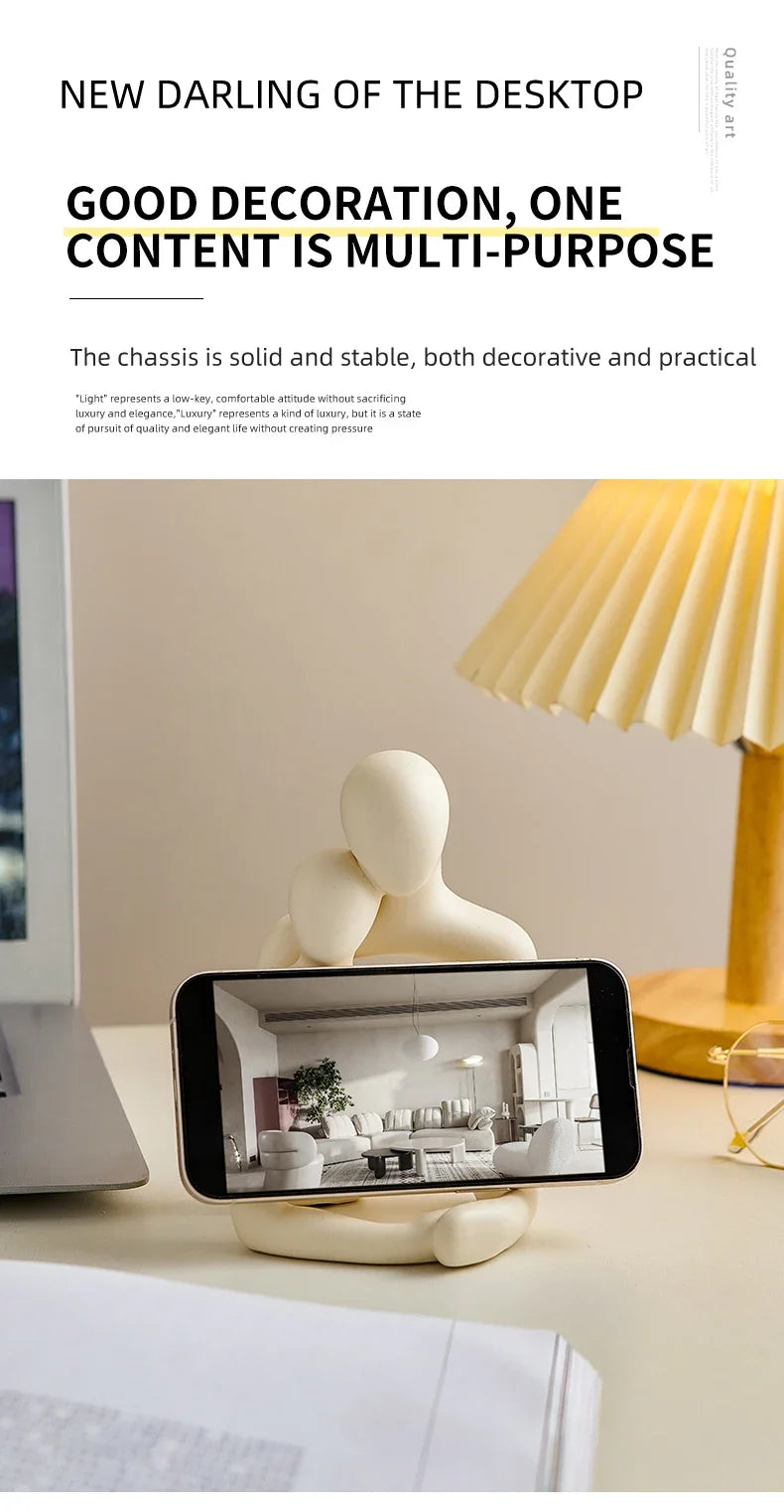 Nordic Style Minimalism Couple Table Lamp Bedroom Decor Accessories Aesthetic Room Decor Christmas Decoration Home Decor Gift