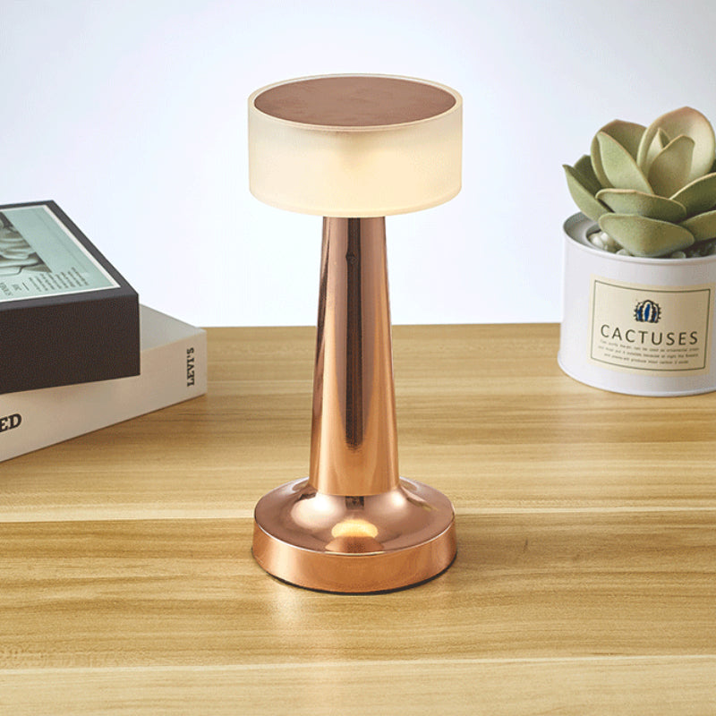 LED Bar Table Lamp Bar/Coffee/Restaurant Desktop Decor Night Light Rechargeable Touch Sensor Wireless Bedroom Reading Lamp 2022
