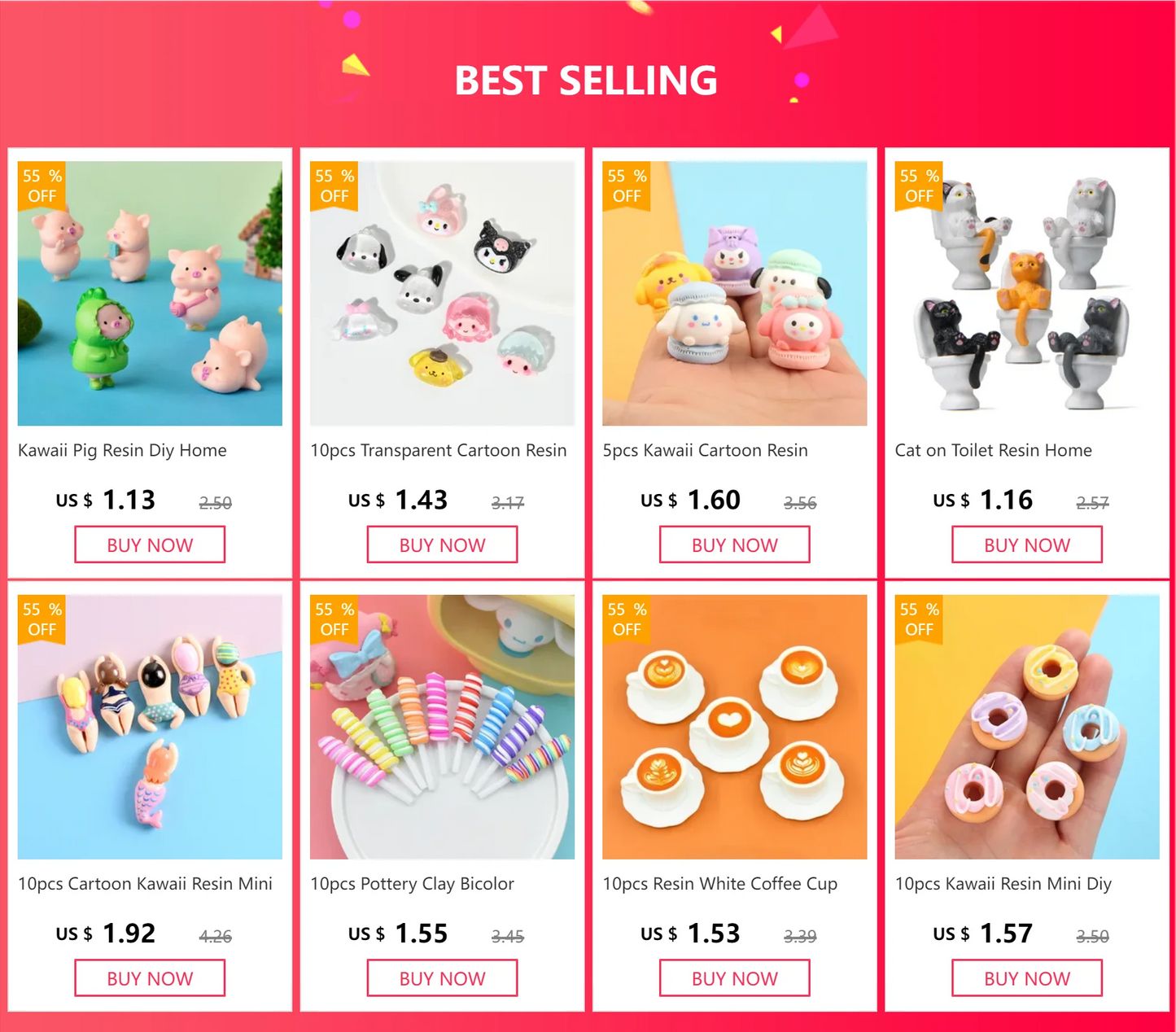 5pcs Kawaii Cartoon Resin Animal Cake Fake Food 3D Mini Figures Crafts Miniatures Phone Decoration Decorative Sculptures Statue