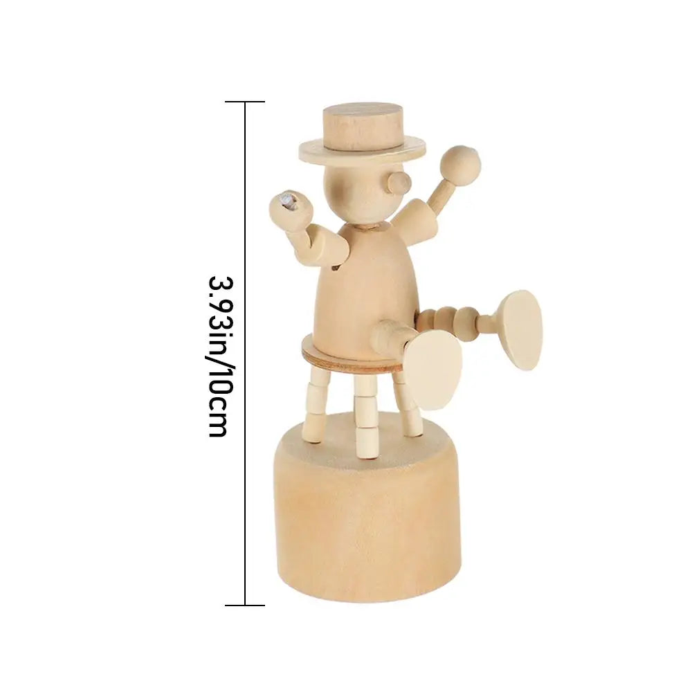 Giraffe Dog Home Decoration Figurine Gifts Educational Toys Wood DIY Craft Mini Desktop Decor Wooden Animal Ornaments