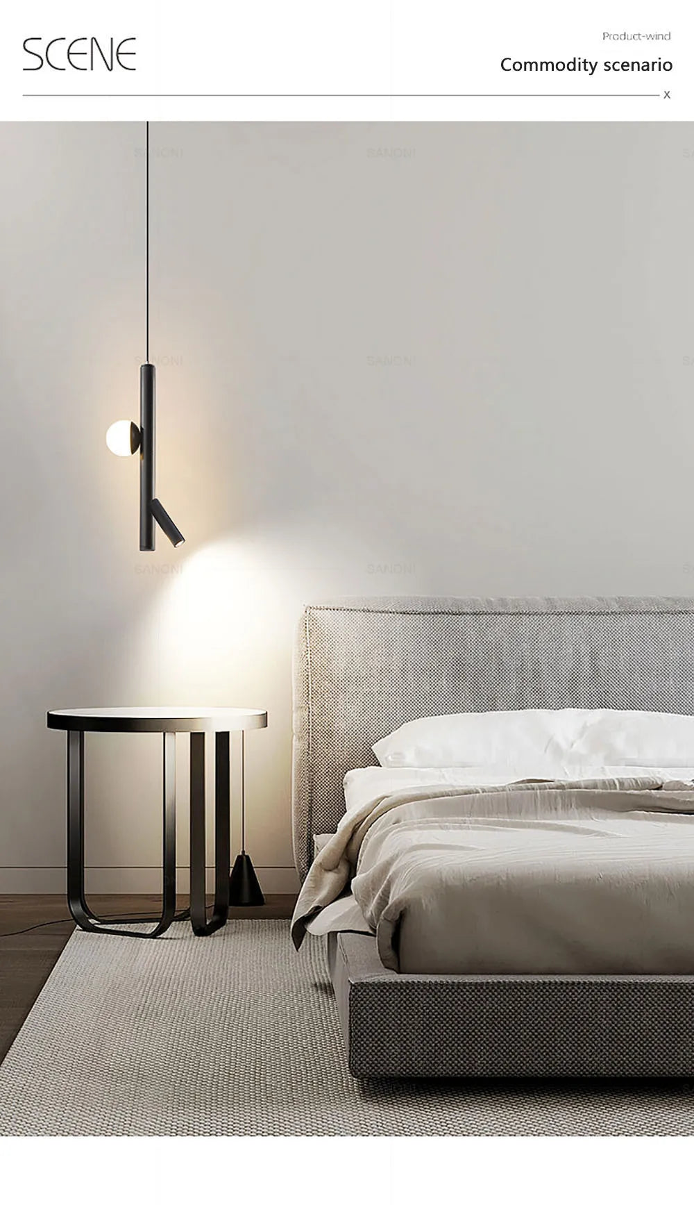Minimalist LED Pendant Lamp For Living Room Bedside Study Aisle Chandelier Indoor Home Decor Light Fixture Luster Hanging Lamp