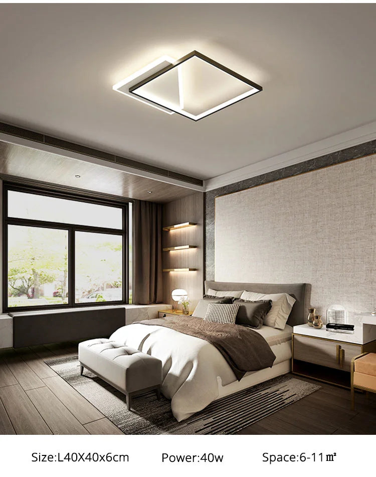 QIYIMEI Modern LED Chandelier Indoor Lights For Bedroom Study Living Room Lighting Lamps Luminaria Lustres HOME Decoration