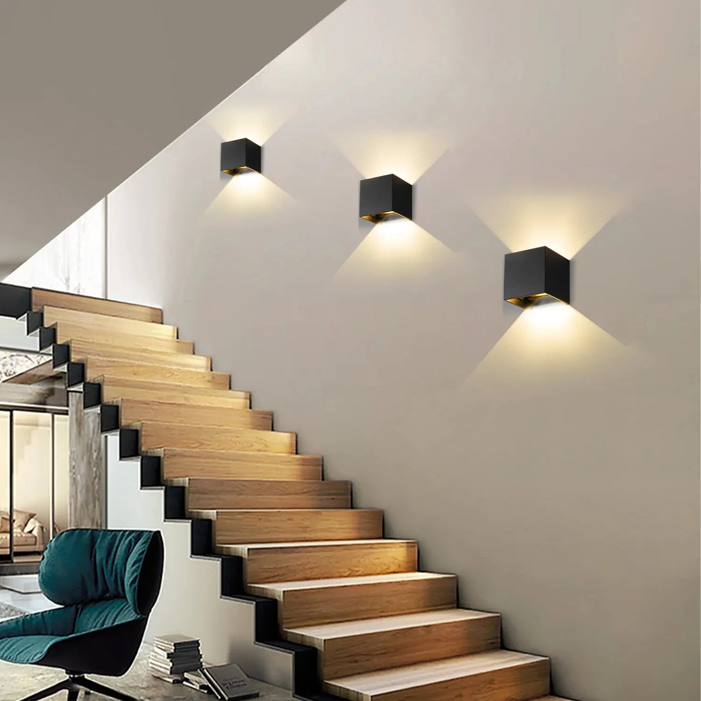 IP65 LED Wall Lamp Outdoor Sconce Balcony Porch Light Garden Yard Aisle Decor Lighting Indoor Bedside Lamp Aluminium AC110V 220V