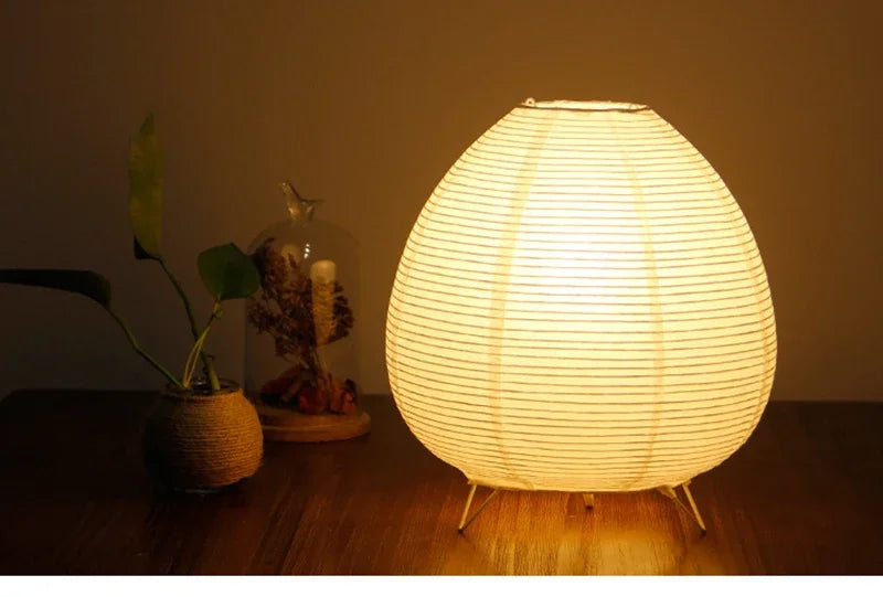 Japanese Rice Paper Lantern Led Table Lamp Living Room Bedroom Bedside Study Hotel Homestay Art Creative Decor Tripod Floor Lamp