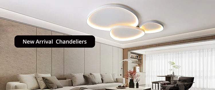 QIYIMEI Modern LED Chandelier Indoor Lights For Bedroom Study Living Room Lighting Lamps Luminaria Lustres HOME Decoration