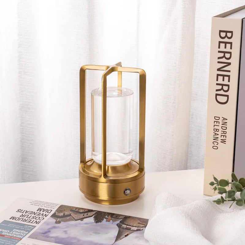 Nordic Desk Lamp LED Rechargeable Table Lights Touch Switch Cordless Table Lamp for Bar Living Room Reading Book Dec Night Lamp